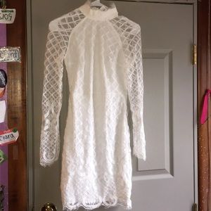 White Lace Party Dress